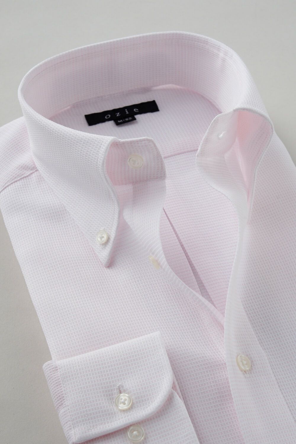 ワイシャツ 8009-C04C-PINK-衿2