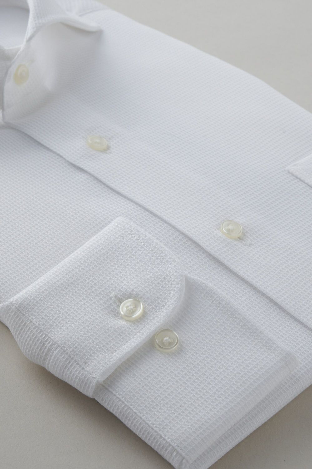 ワイシャツ 8070-C04A-WHITE-カフス