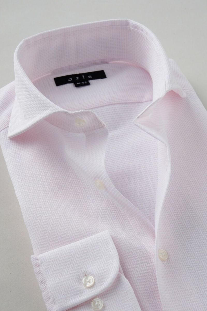 ワイシャツ 8070-C04C-PINK-衿2