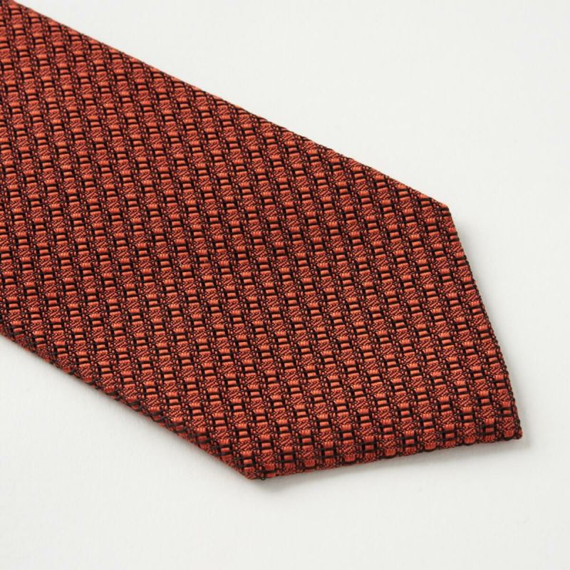 フレスコタイ・ネクタイ NF-B-001-ORANGE-剣先