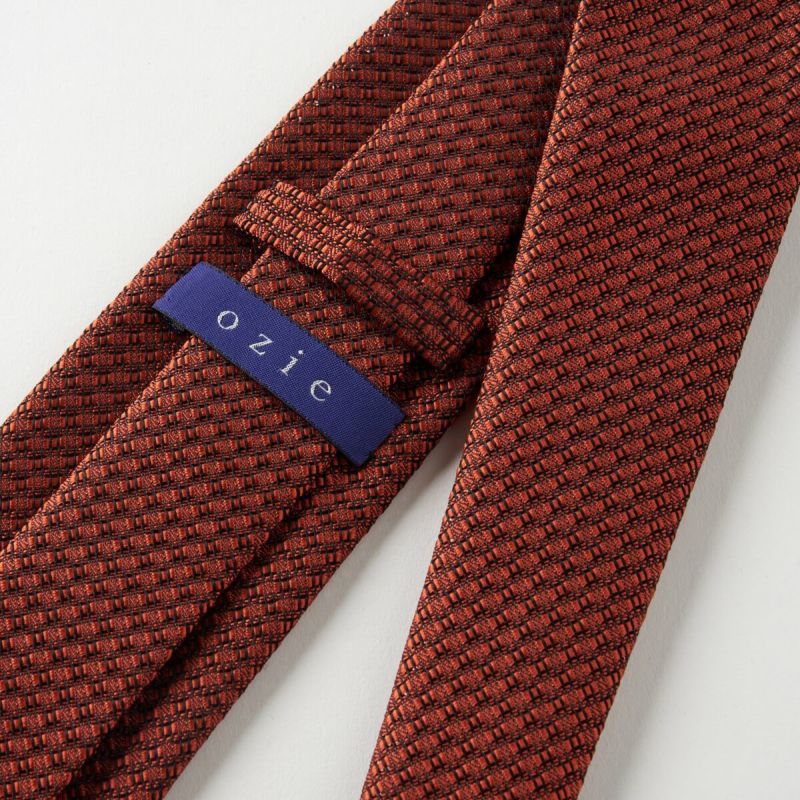 フレスコタイ・ネクタイ NF-B-001-ORANGE-裏