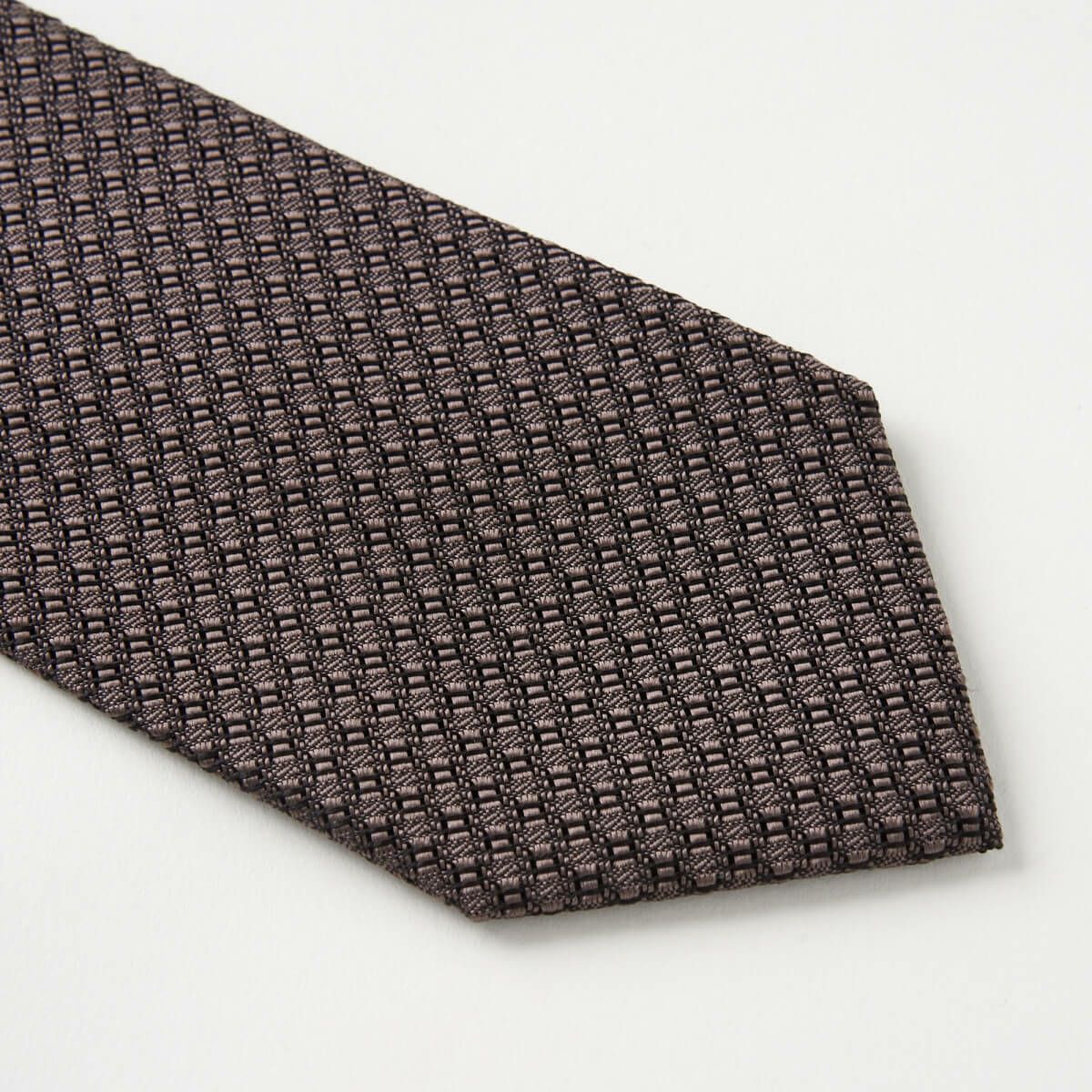 ネクタイ NF-B-002-BROWN-剣先