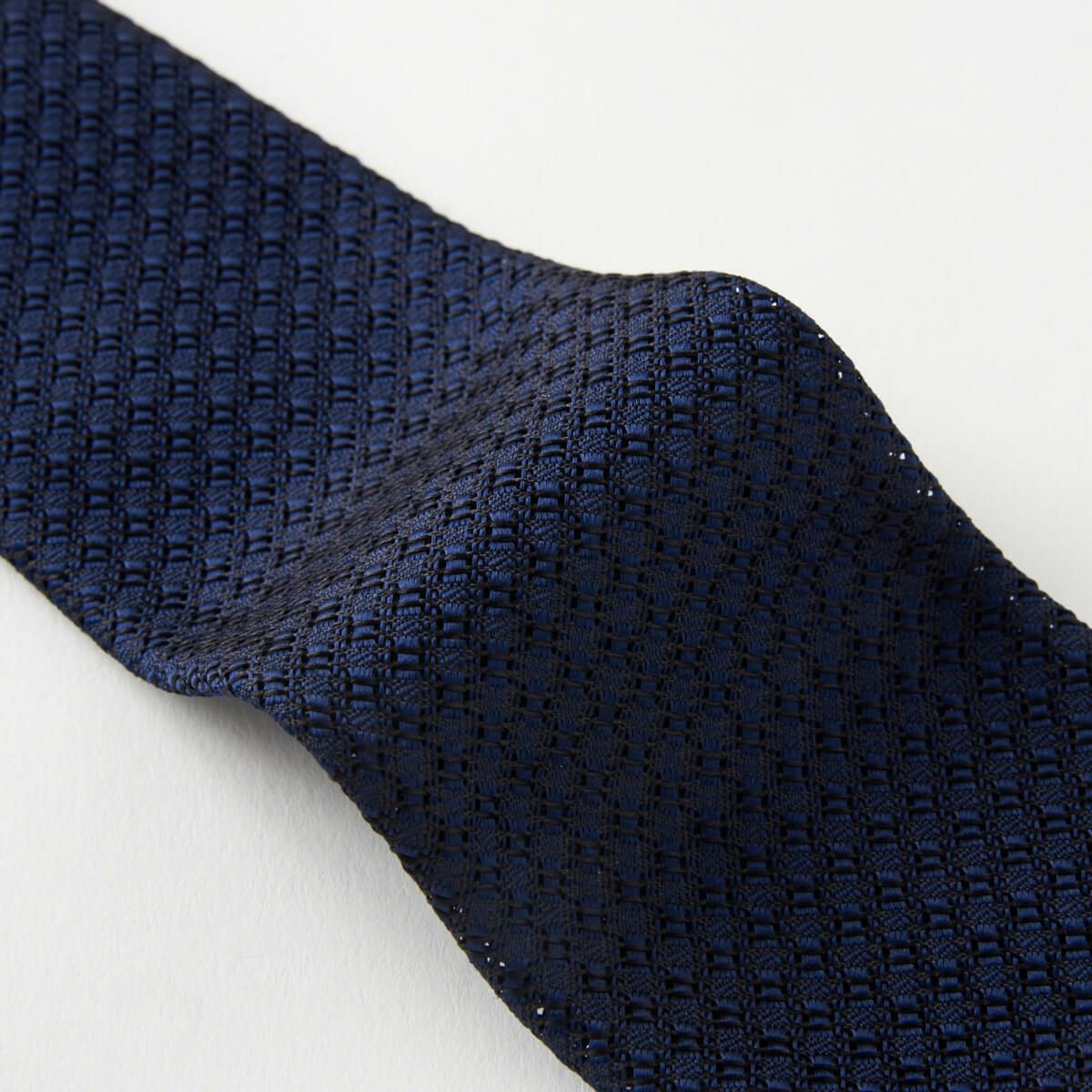 ネクタイ NF-B-003-NAVYBLUE-生地拡大