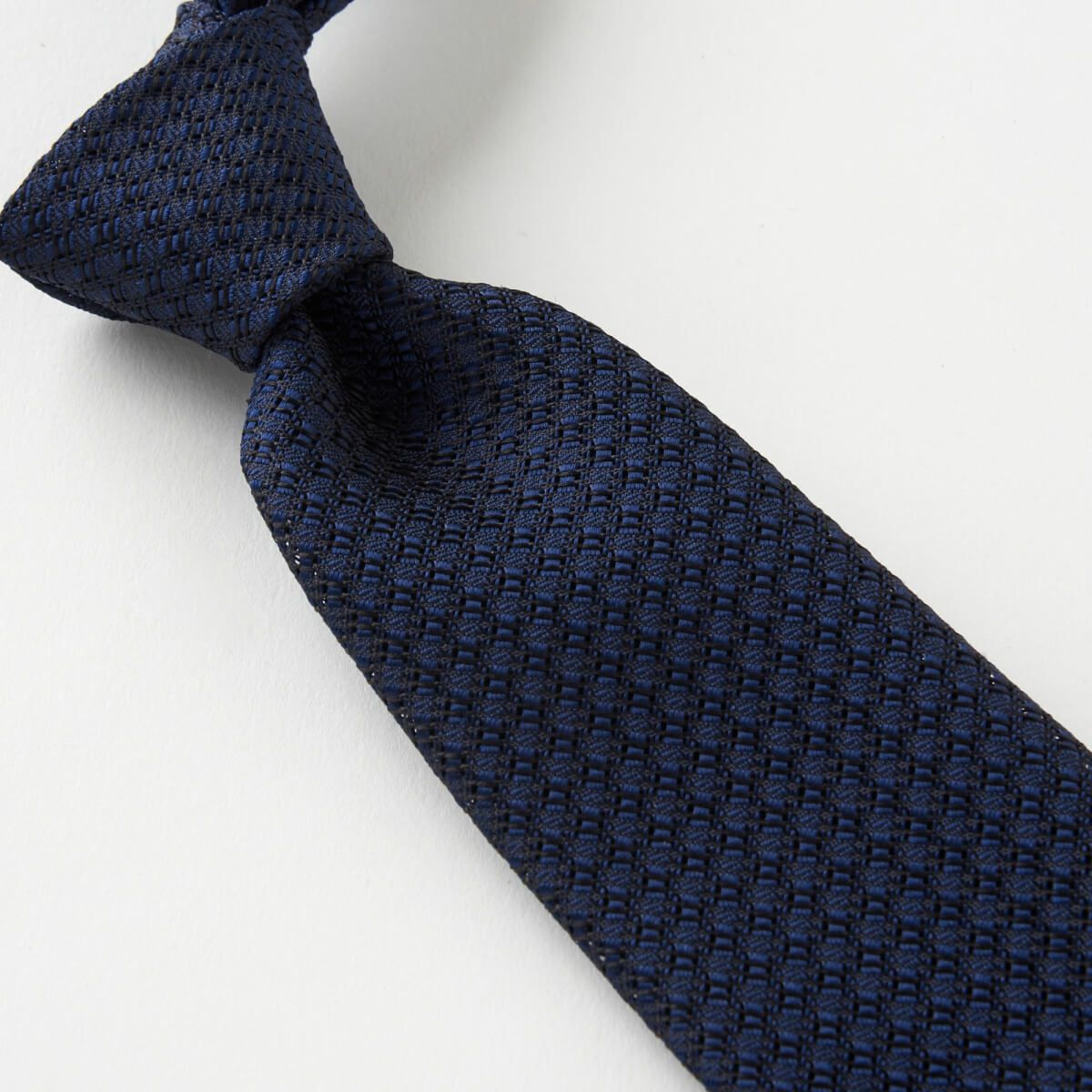 ネクタイ NF-B-003-NAVYBLUE-結び