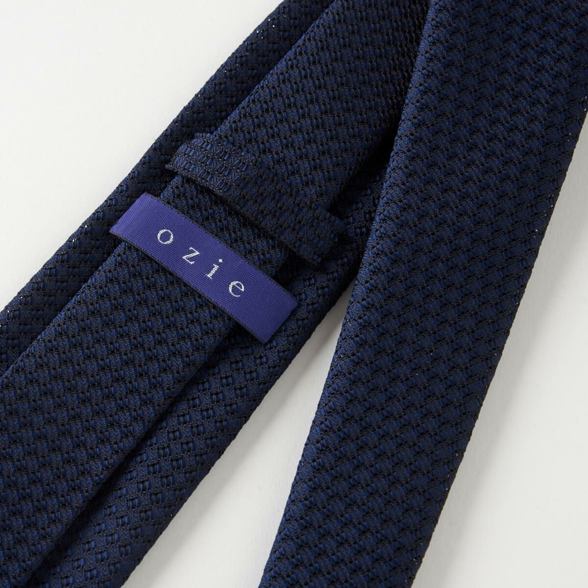 ネクタイ NF-B-003-NAVYBLUE-裏