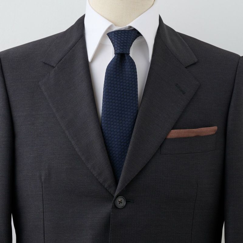 ネクタイ NF-B-003-NAVYBLUE-コーディネート