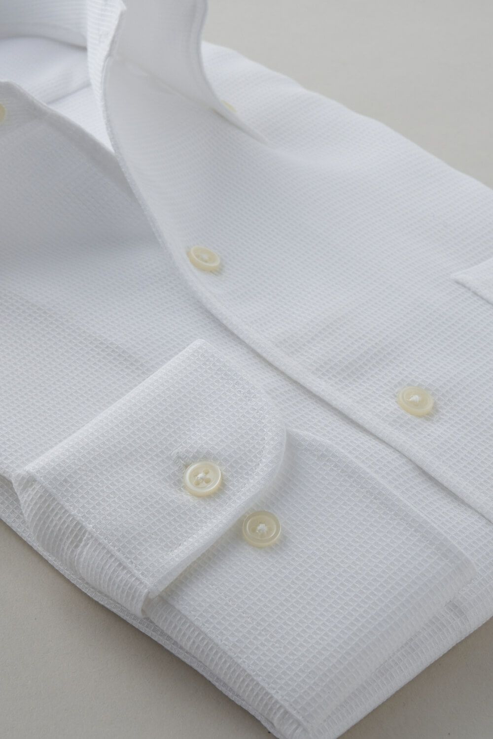ワイシャツ 8051-C04A-WHITE-カフス