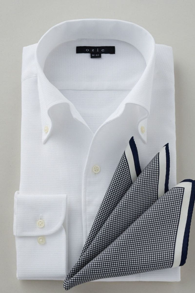 ワイシャツ 8051-C04A-WHITE-コーディネートイメージ