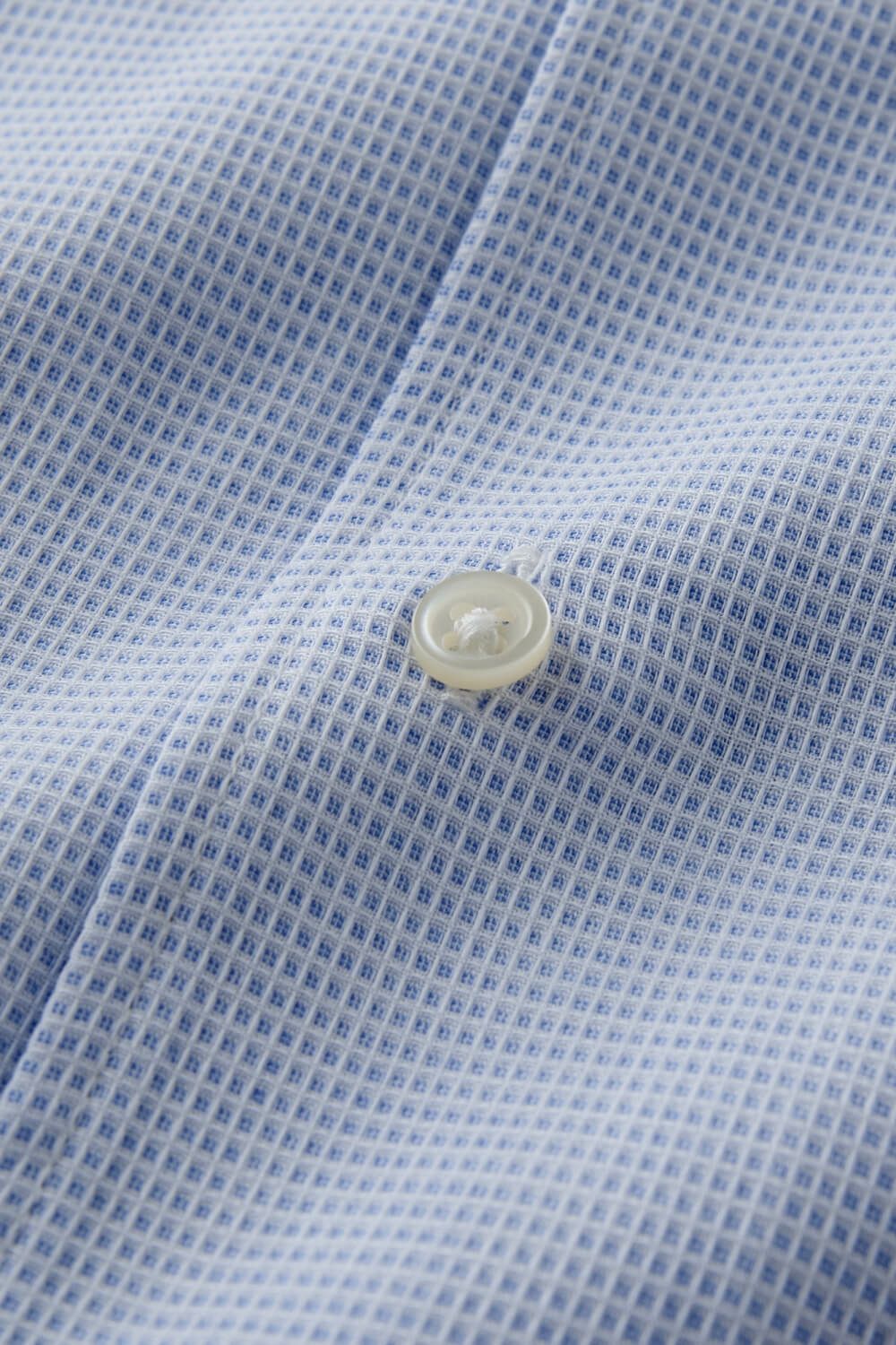 ワイシャツ 8051-C04B-SAX-生地