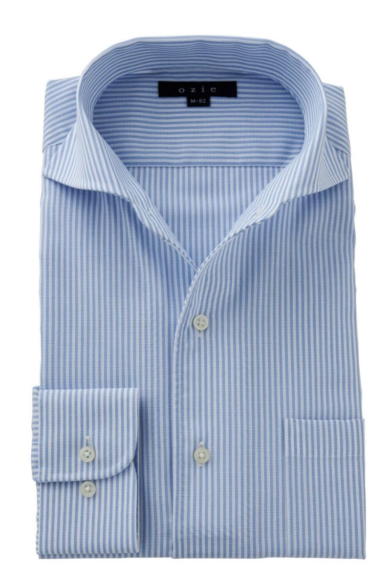 ワイシャツ 8045-C04B-SAX