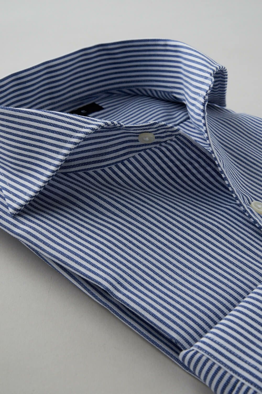 ワイシャツ 8045-C04C-NAVY-衿2