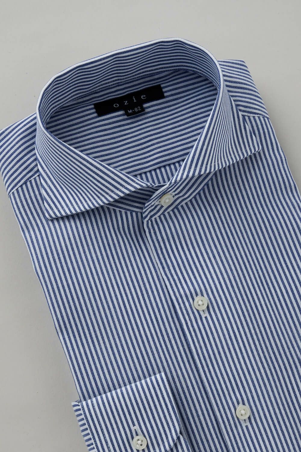 ワイシャツ 8045-C04C-NAVY-衿3