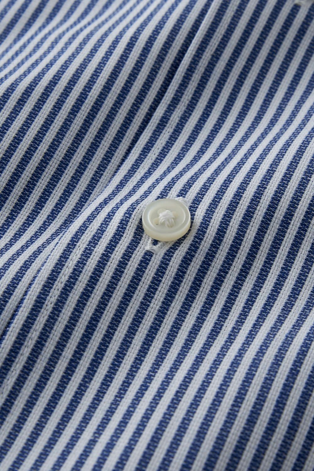 ワイシャツ 8045-C04C-NAVY-生地