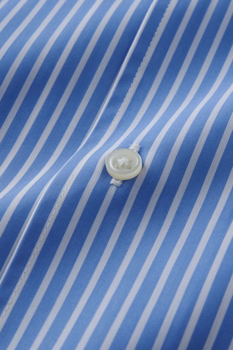 ワイシャツ・カッターシャツ・半袖 8044SSCL-C04B-BLU-生地