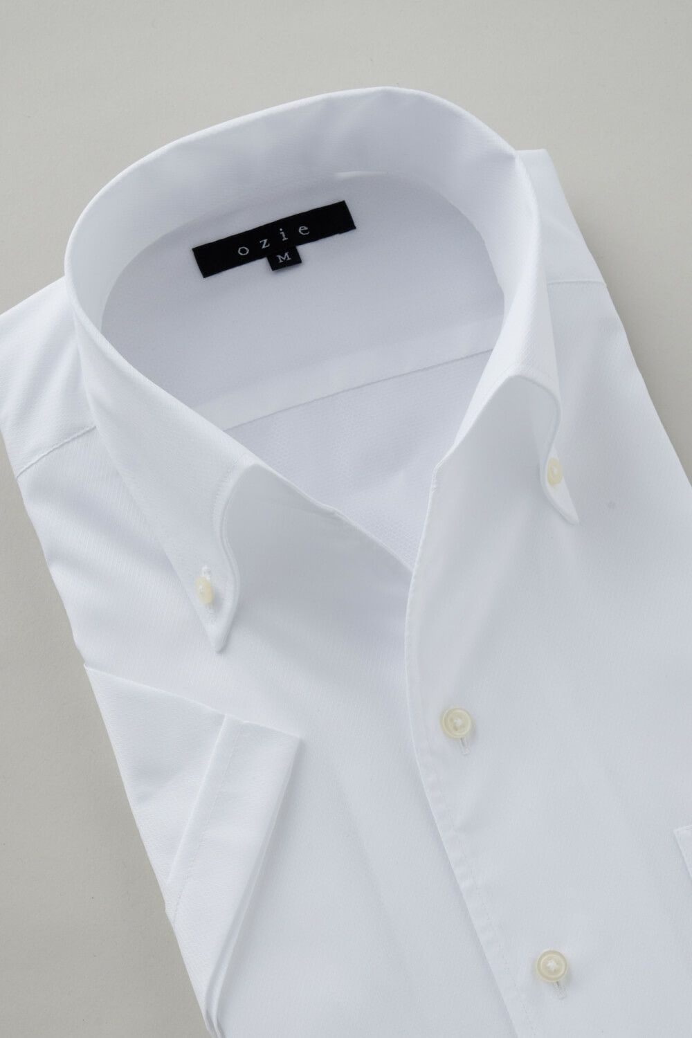 ワイシャツ・カッターシャツ・半袖 8044SS-C04A-WHITE-衿2