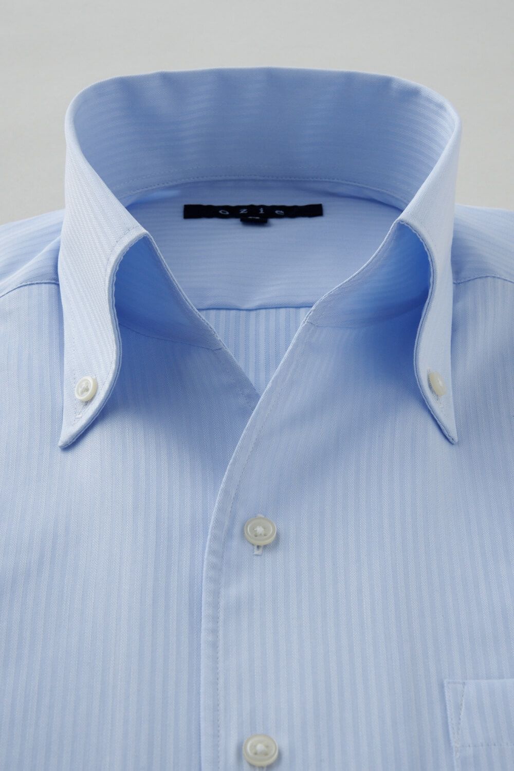 ワイシャツ・カッターシャツ・半袖 8044SS-C04C-SAX-衿1