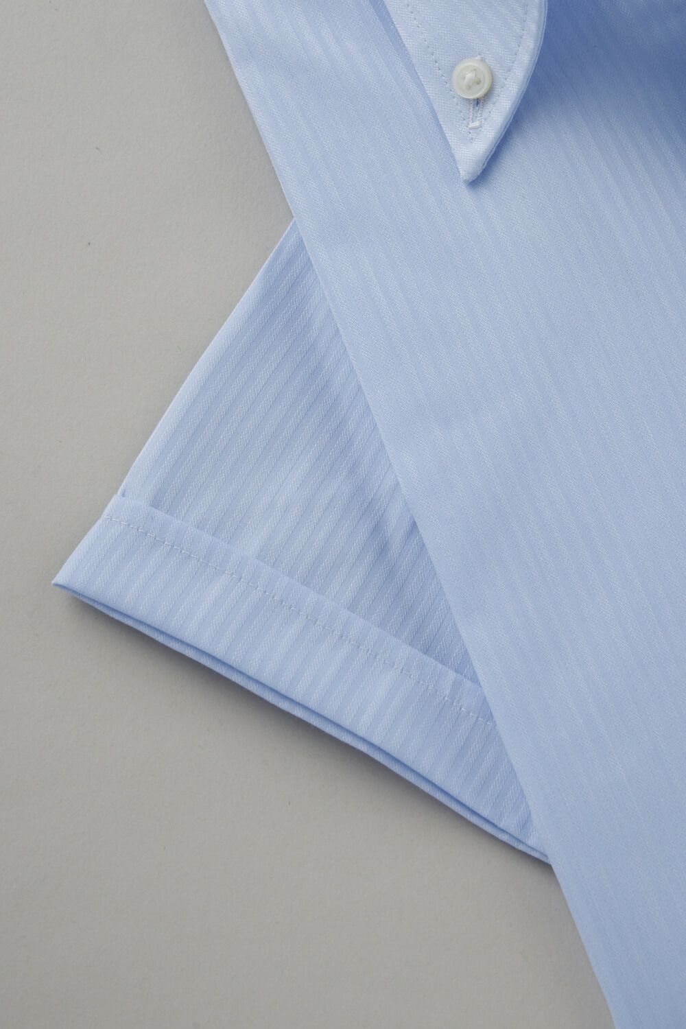 ワイシャツ・カッターシャツ・半袖 8044SS-C04C-SAX-カフス