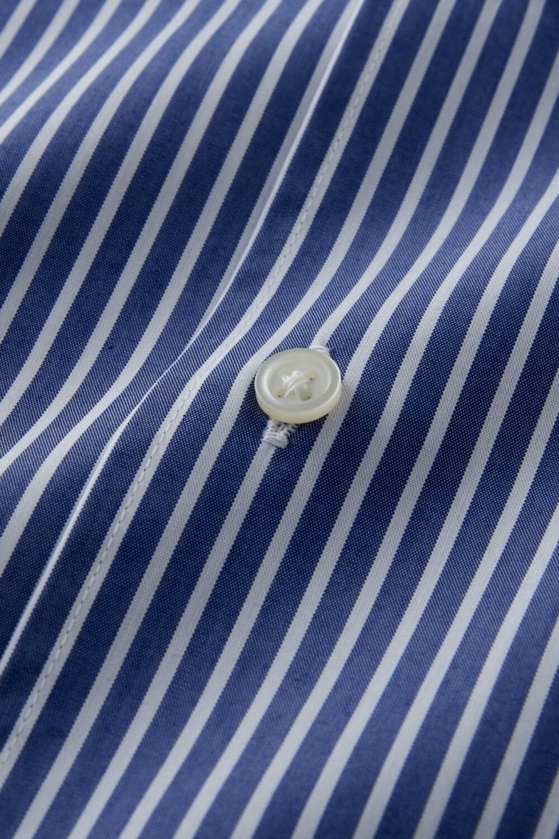 ワイシャツ・カッターシャツ・半袖 8044SS-C04D-NAVY-生地