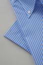 ワイシャツ・カッターシャツ・半袖 8044SS-C04E-BLUE-カフス