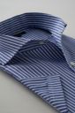 ワイシャツ・カッターシャツ・半袖 8045SS-C04E-NAVY-衿2