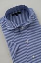 ワイシャツ・カッターシャツ・半袖 8045SS-C04E-NAVY-衿3