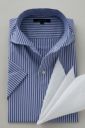 ワイシャツ・カッターシャツ・半袖 8045SS-C04E-NAVY-コーディネートイメージ