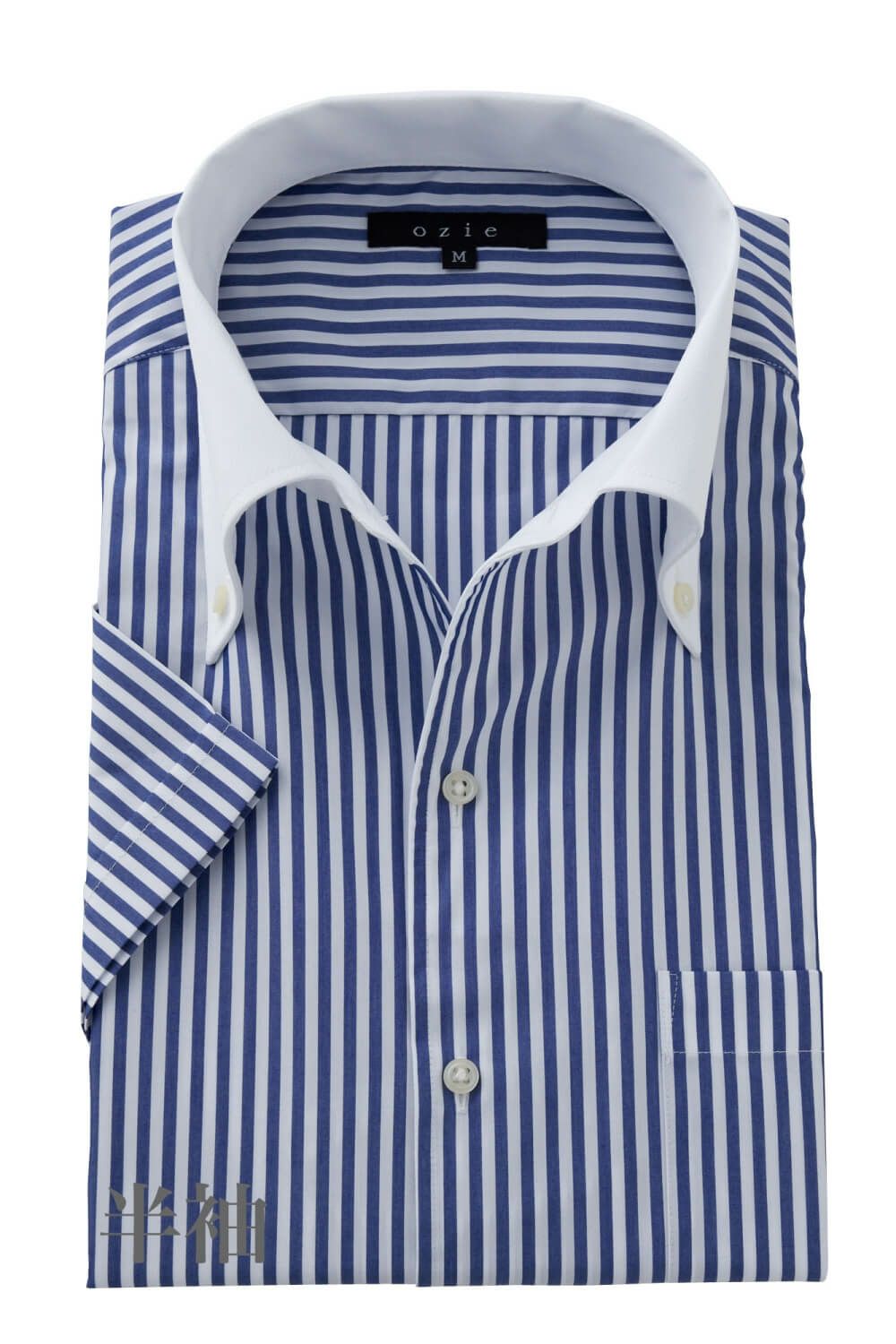 ワイシャツ・カッターシャツ・半袖 8051SSCL-C04A-NVY