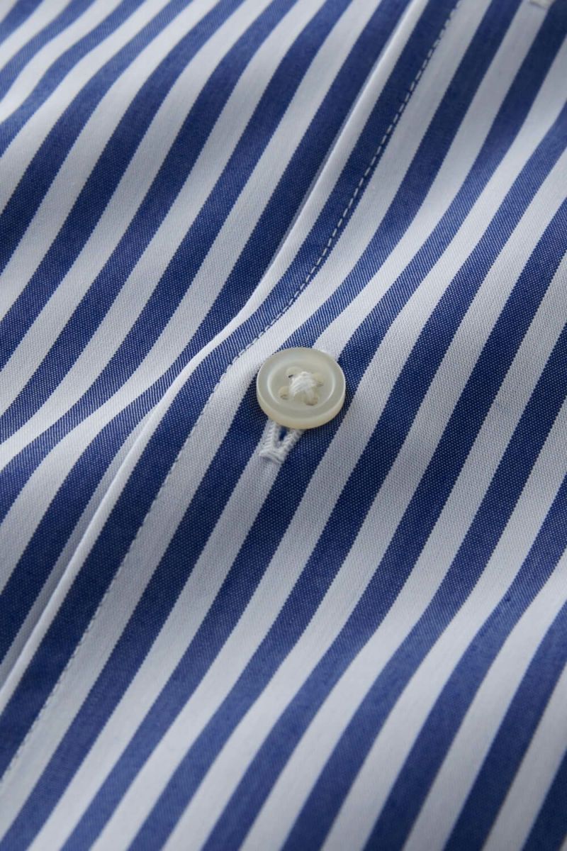 ワイシャツ・カッターシャツ・半袖 8051SSCL-C04A-NVY-生地