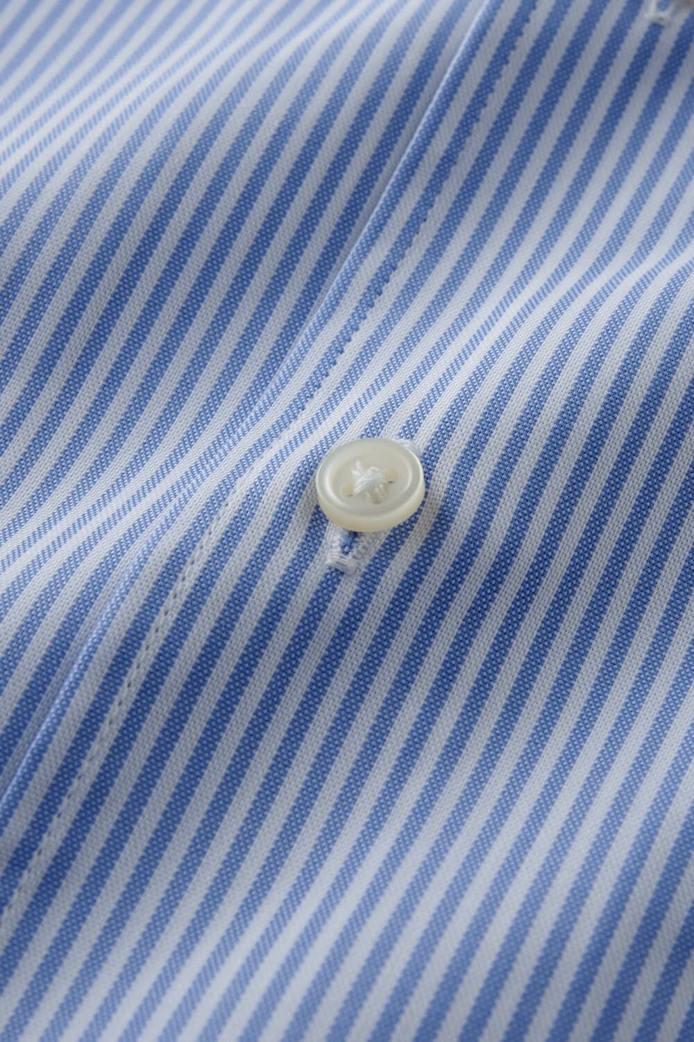 ワイシャツ・カッターシャツ・半袖 8051SSCL-C04B-BLU-生地