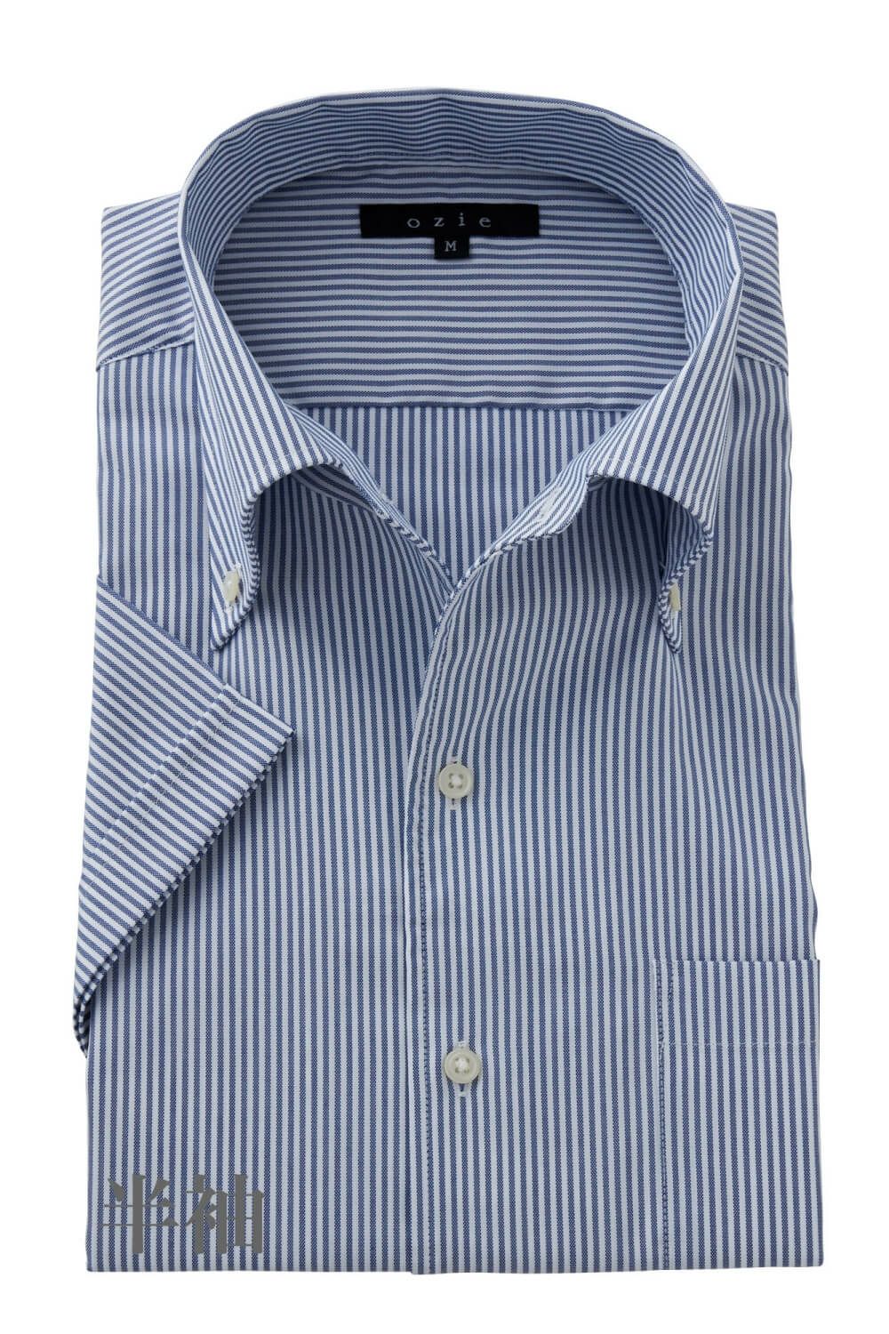 ワイシャツ・カッターシャツ・半袖 8051SS-C04E-NAVY