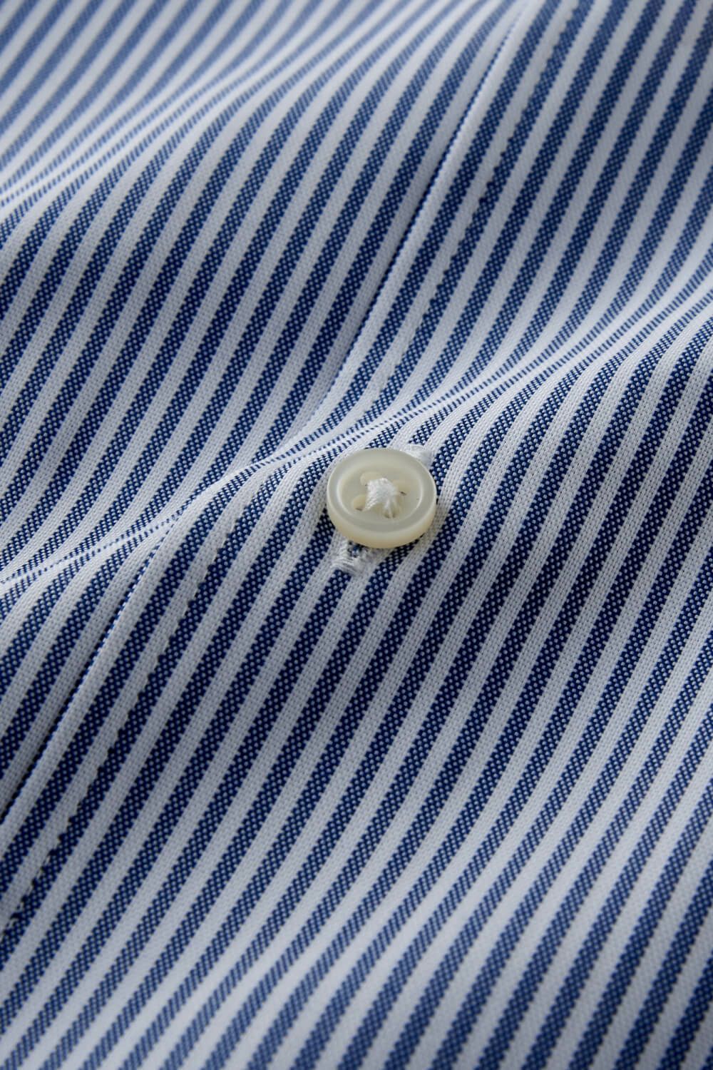 ワイシャツ・カッターシャツ・半袖 8051SS-C04E-NAVY-生地