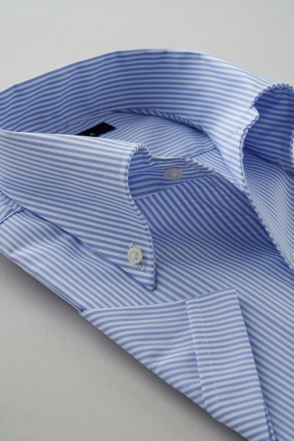 ワイシャツ・カッターシャツ・半袖 8051SS-C04F-SAX-衿2