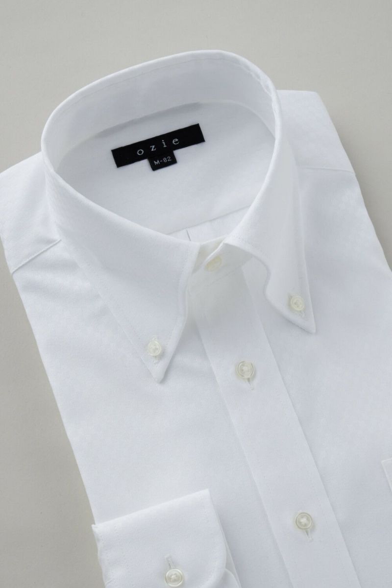 ワイシャツ 8009-C05A-WHITE-衿3