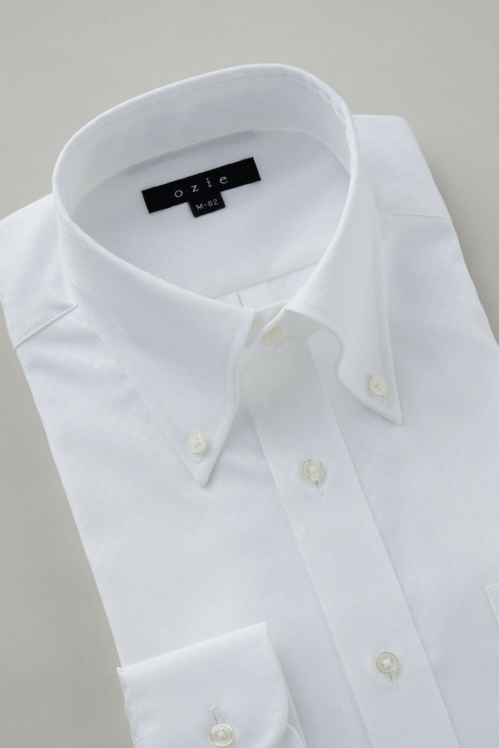 ワイシャツ 8009-C05A-WHITE-衿3
