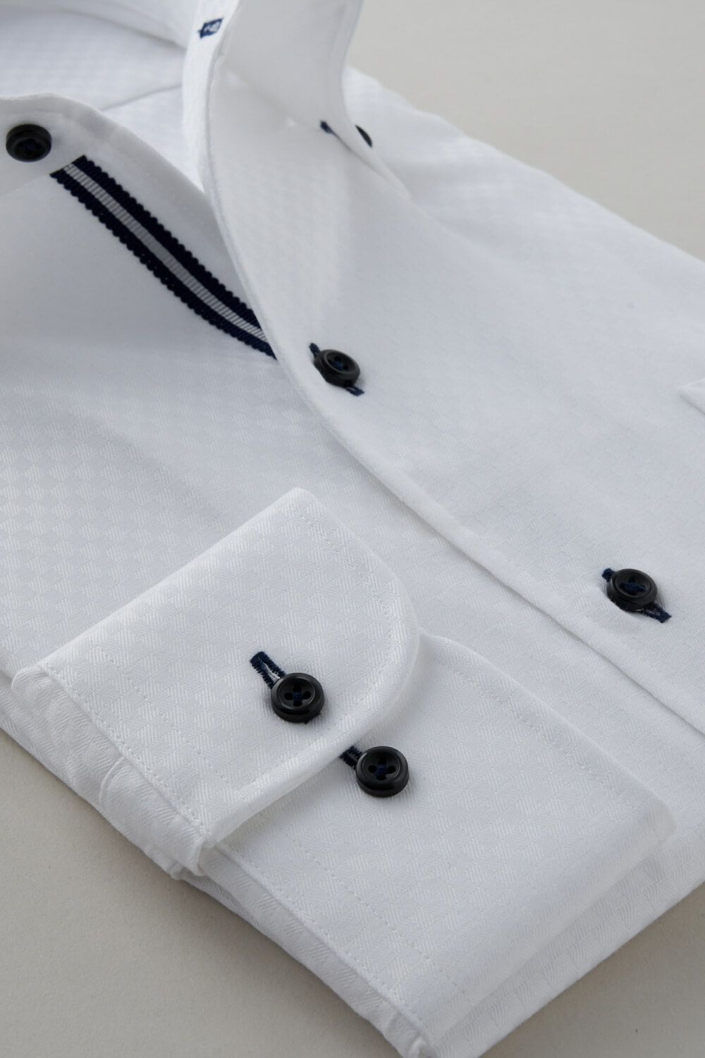 ワイシャツ 8051T-C04A-WHITE-カフス