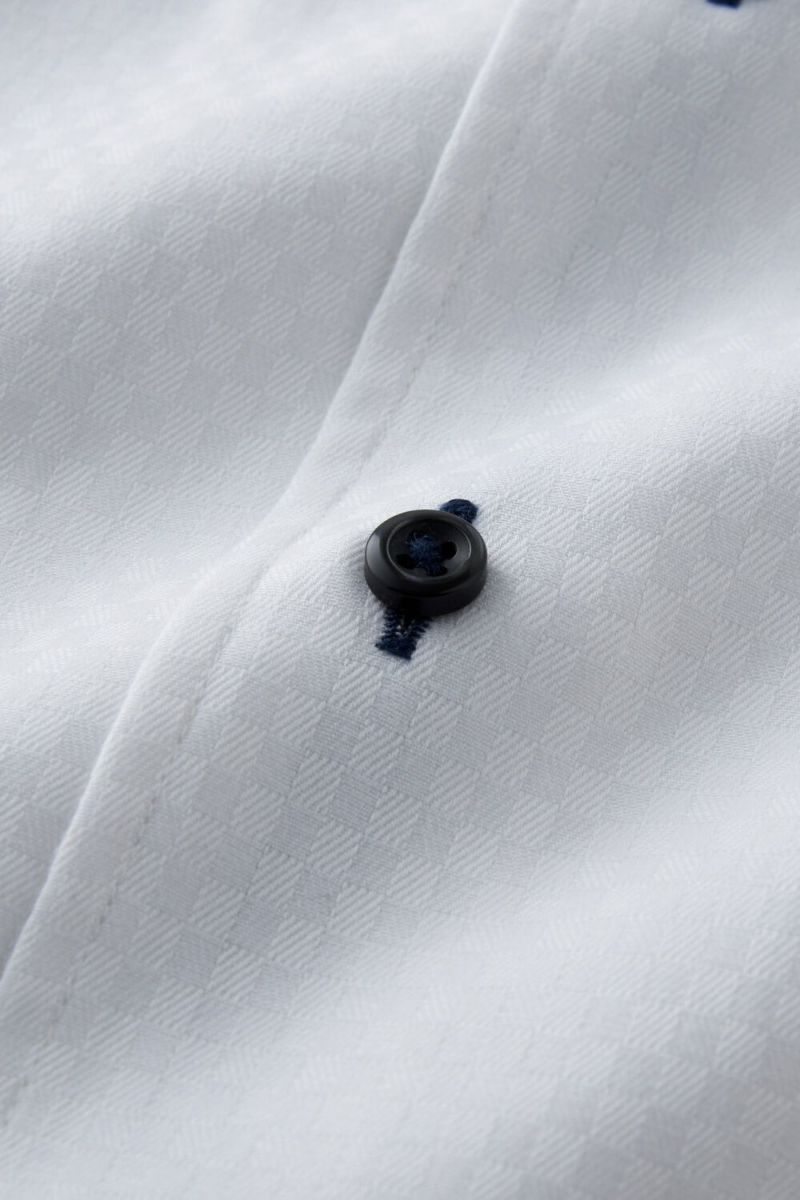 ワイシャツ 8051T-C04A-WHITE-生地