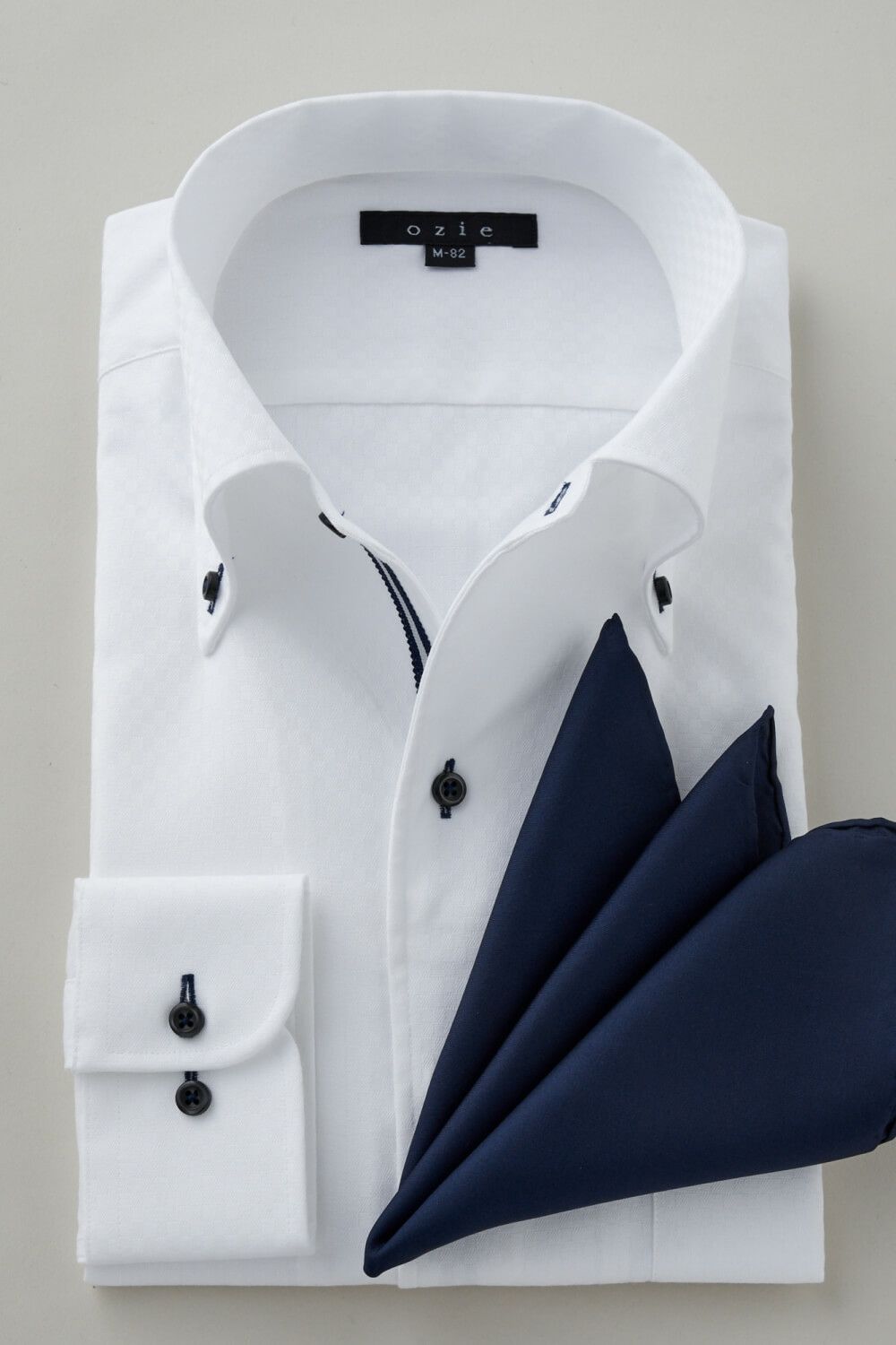 ワイシャツ 8051T-C04A-WHITE-コーディネートイメージ