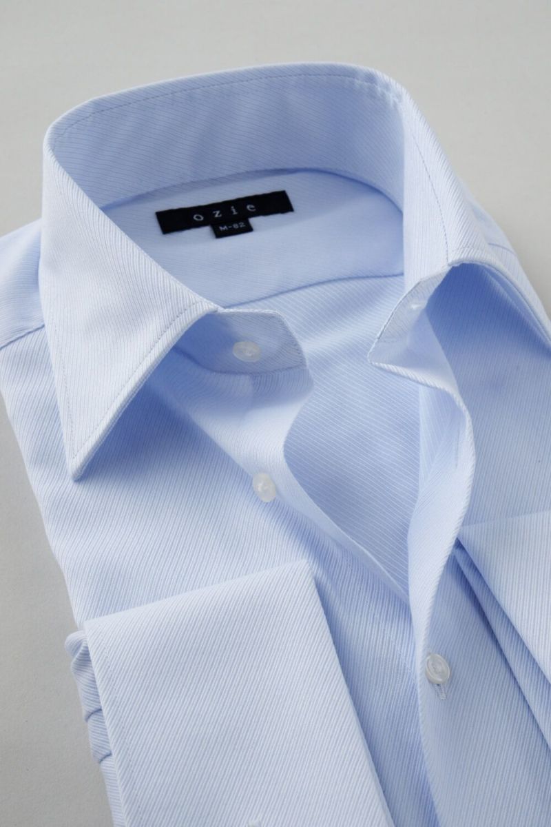 ワイシャツ 8004-C02B-SAX-衿2