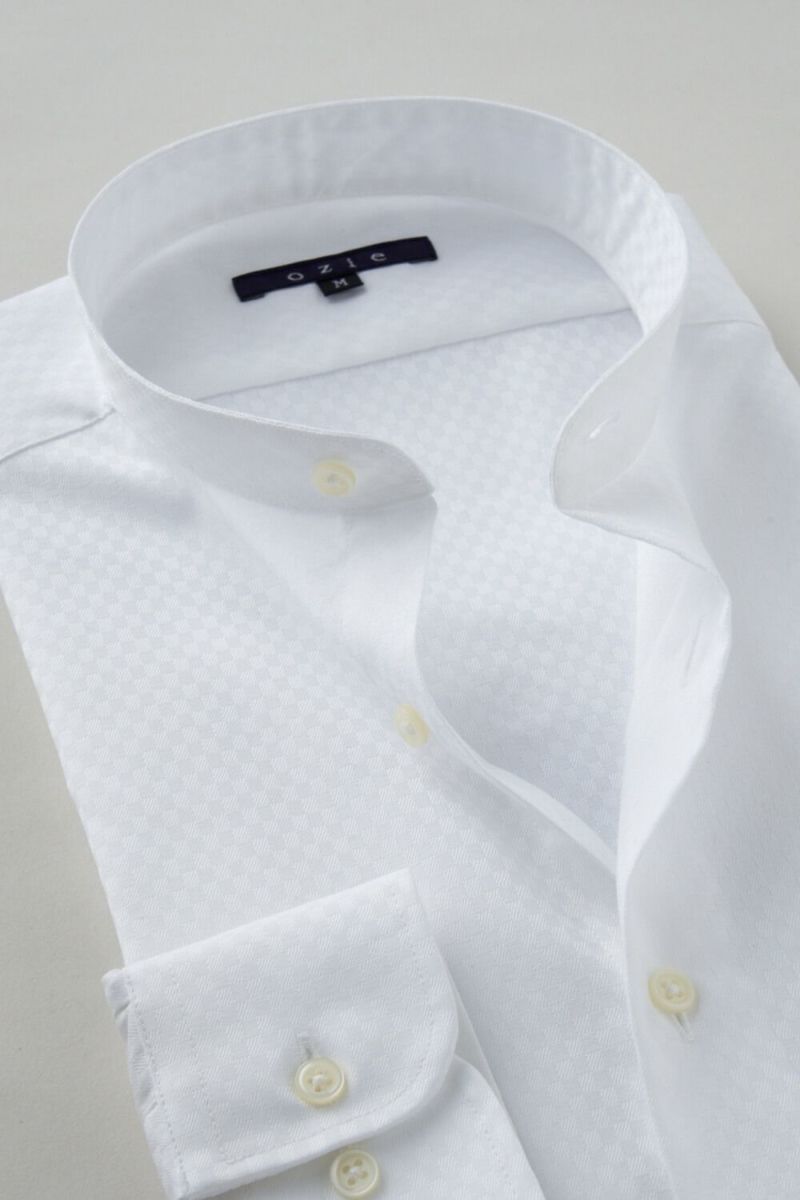 ワイシャツ 8063-C04A-WHITE-衿2