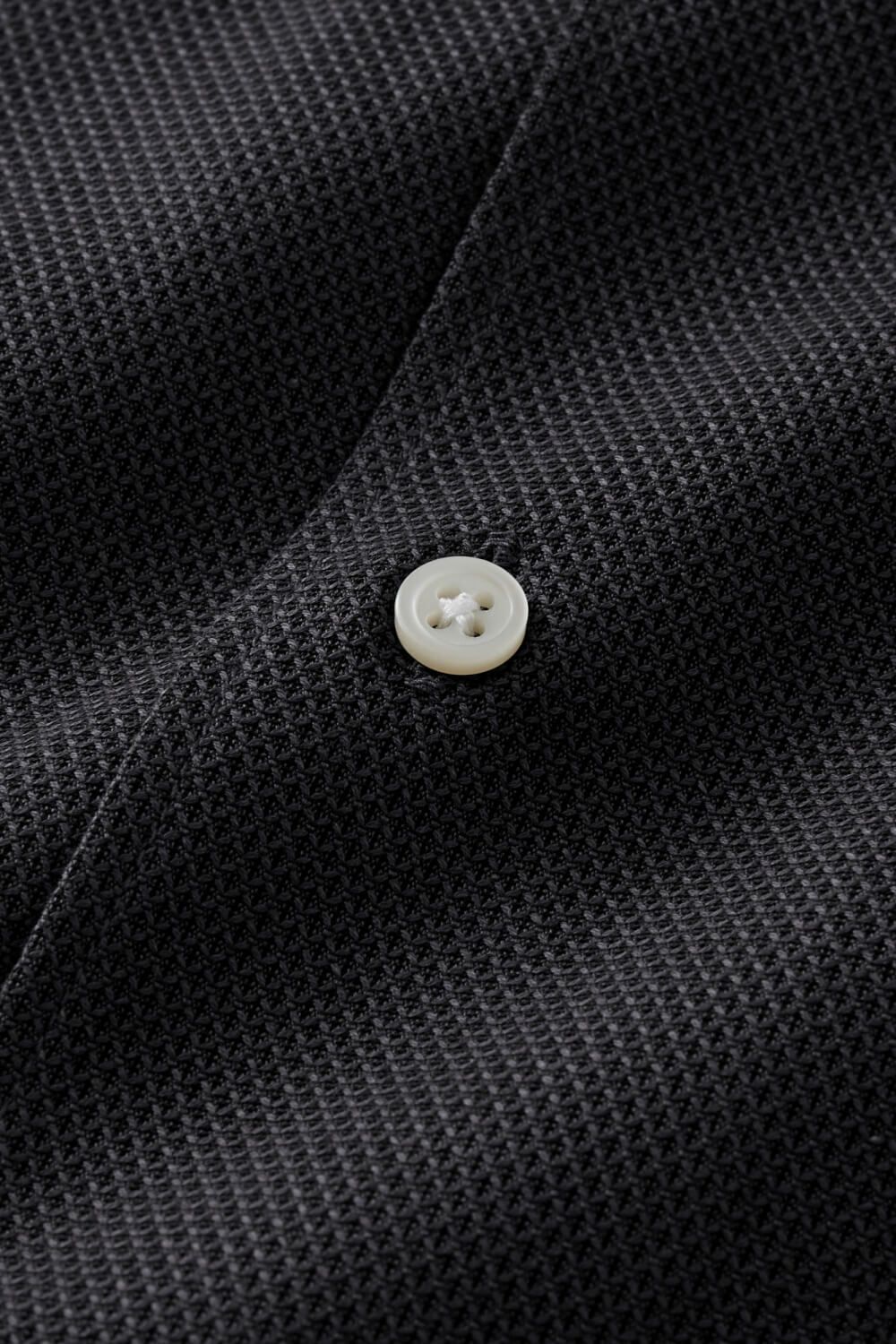 ワイシャツ 8045-C03B-BLACK-生地