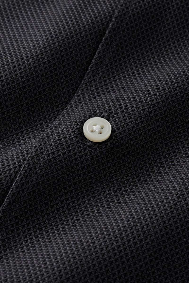 ワイシャツ 8045-C03B-BLACK-生地