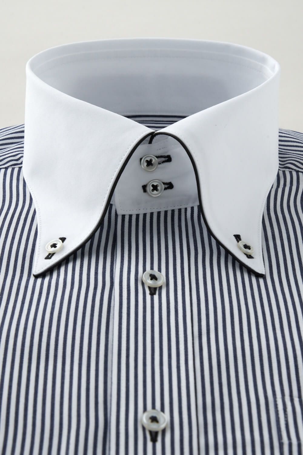 ワイシャツ 8065EPCL-C06A-BK-衿1