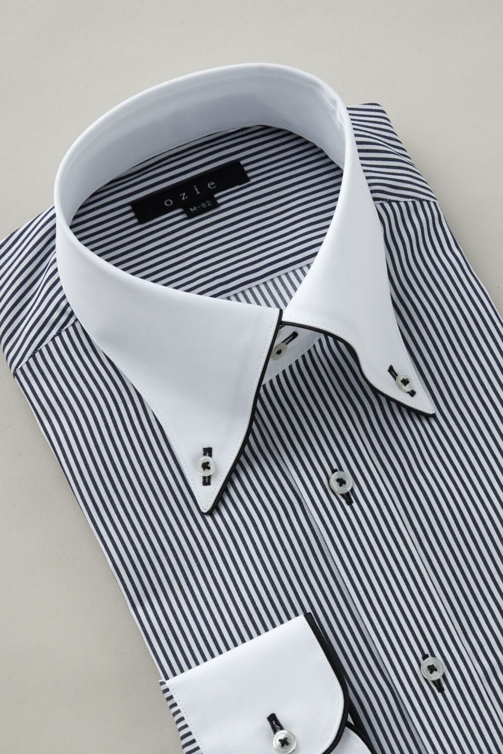 ワイシャツ 8065EPCL-C06A-BK-衿3