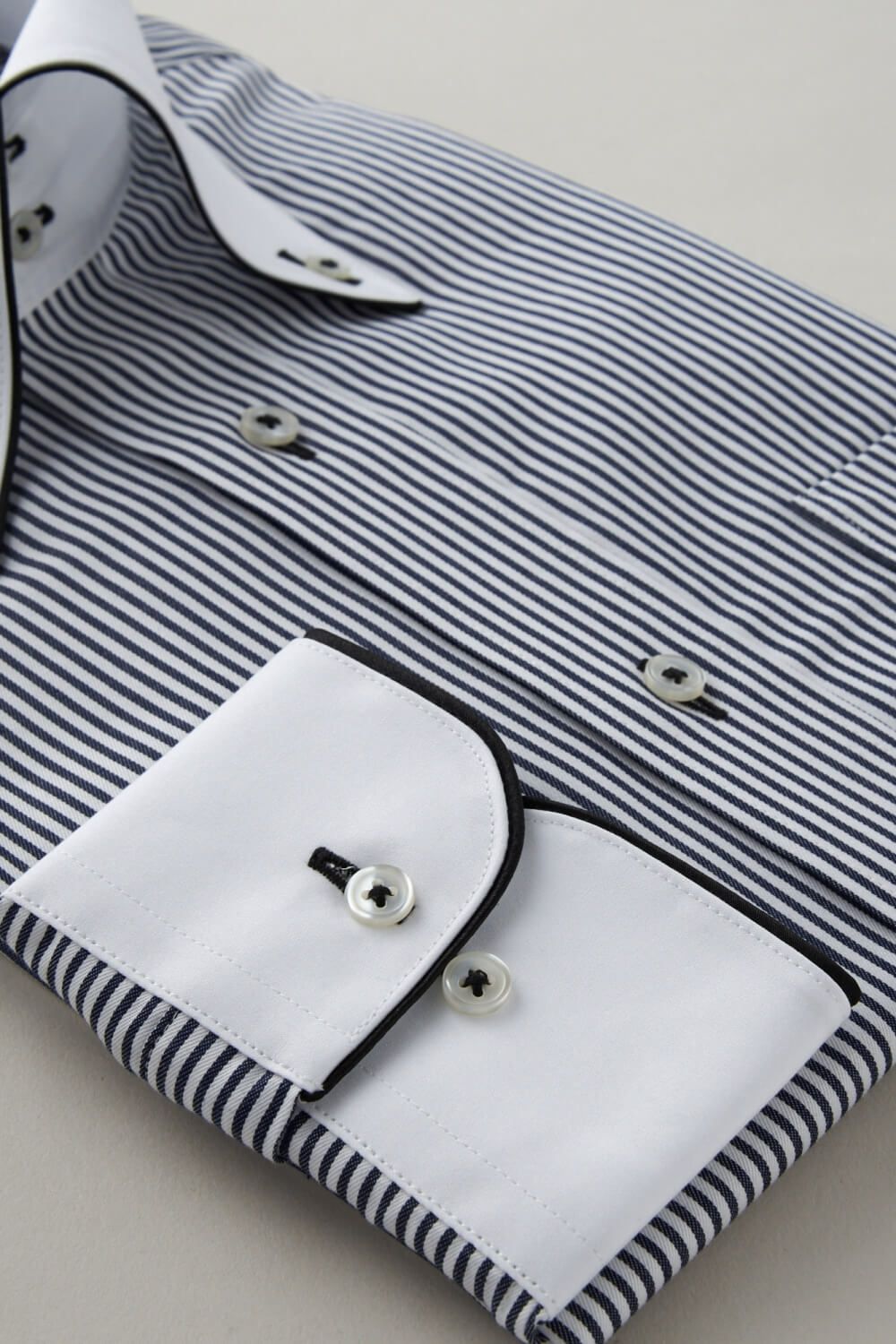 ワイシャツ 8065EPCL-C06A-BK-カフス