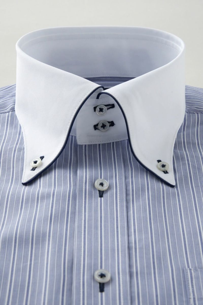 ワイシャツ 8065EPCL-C06B-BL-衿1