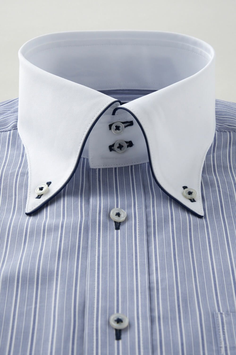 ワイシャツ 8065EPCL-C06B-BL-衿1