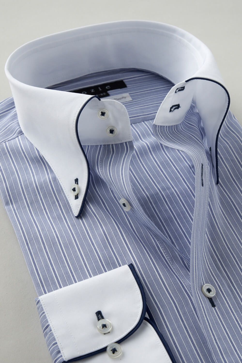 ワイシャツ 8065EPCL-C06B-BL-衿2