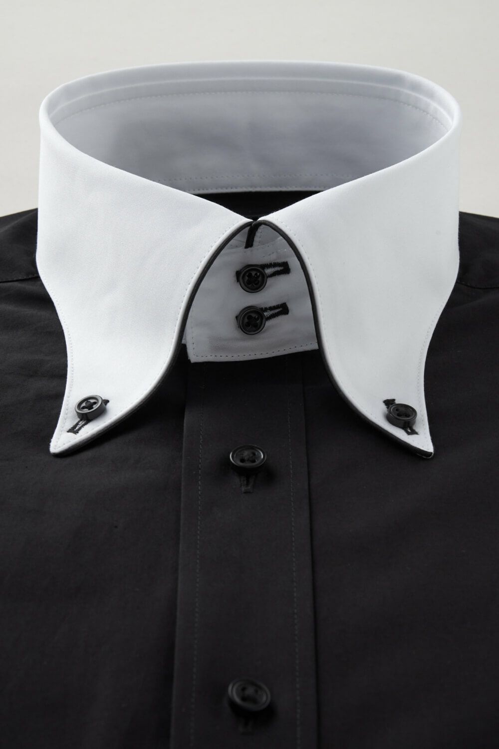 ワイシャツ 8065EPCL-C06C-BK-衿1