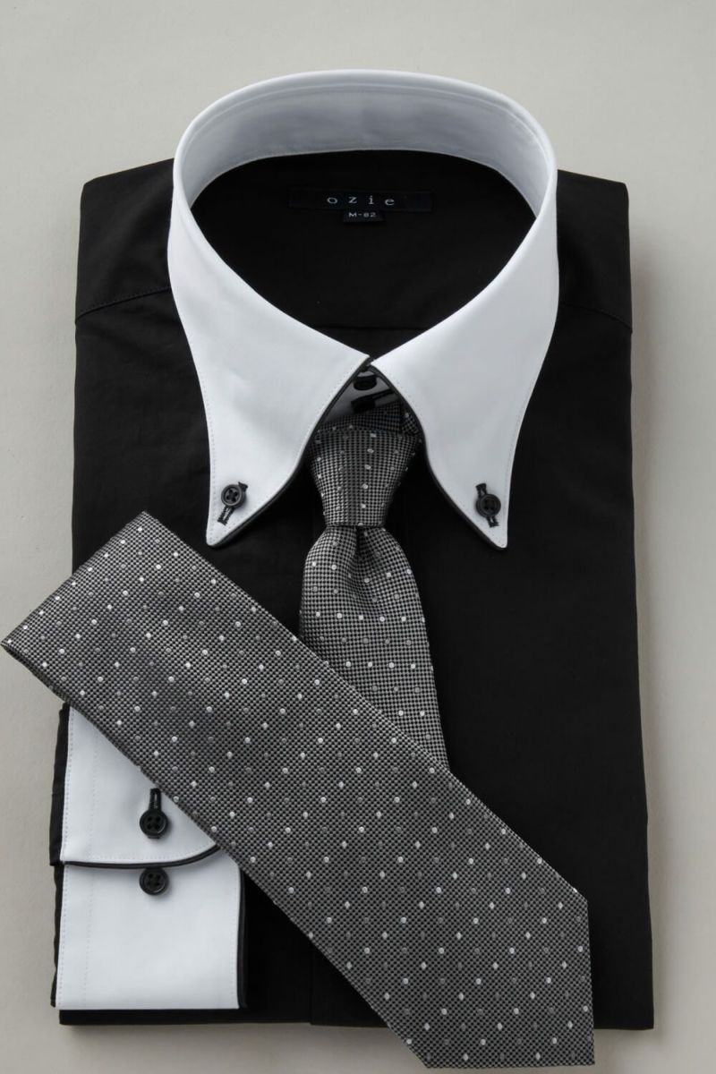 ワイシャツ 8065EPCL-C06C-BK-コーディネートイメージ
