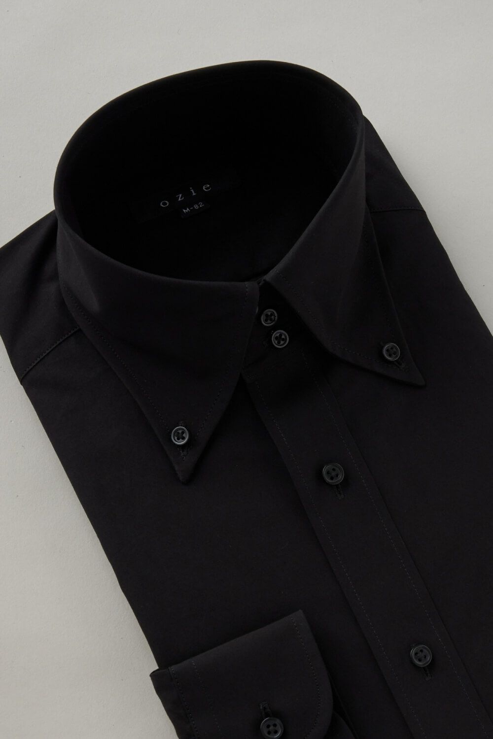 ワイシャツ 8058-C06A-BLACK-衿3